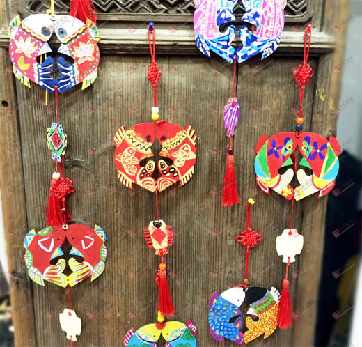 双鱼戏珠--手工 商品图0