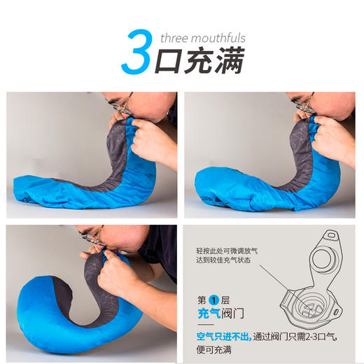 sea to summit 轻量旅行U型枕 飞机枕 绒面版 JX100 商品图6