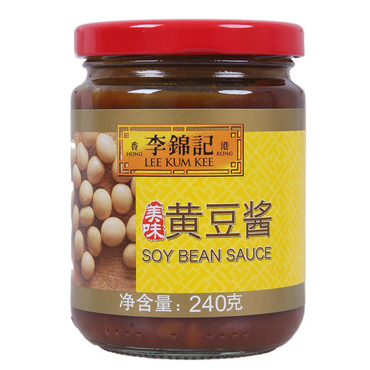 240g1瓶李锦记美味辣黄豆酱善农