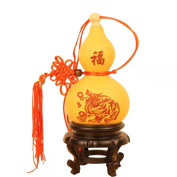 带字草本葫芦摆件