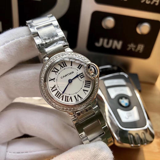 独家订制版！钻圈满天星✨   卡地亚蓝气球系列女款小号28mm 瑞士石英机芯 商品图0