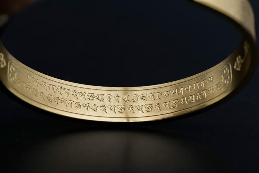 原创定制：钛钢宽手镯 精细雕刻 二合一 钛钢手镯（金色、玫瑰金）男女手镯 商品图3