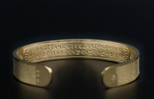 原创定制：钛钢宽手镯 精细雕刻 二合一 钛钢手镯（金色、玫瑰金）男女手镯 商品图9