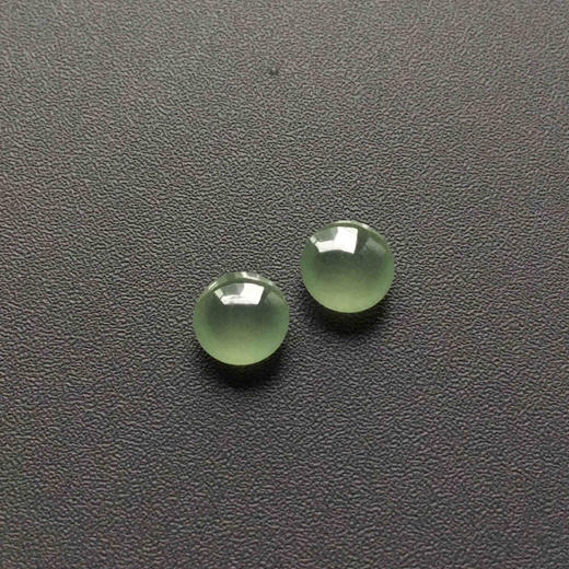 高冰种晴水翡翠蛋面一对 商品图6