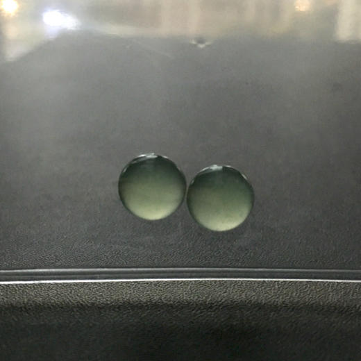 高冰种晴水翡翠蛋面一对 商品图8