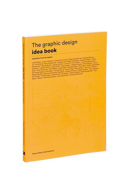 【中商原版】平面设计有这个50个点子就通了！来自鬼才设计师的分享 英文原版 Graphic Design Idea Book Steven Heller Gail Anderson 艺术书籍 商品图0