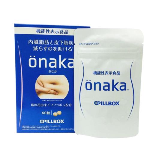 日本PILLBOX onaka 植物酵素 葛花精华 膳食营养素60粒 腹部通畅女神态 商品图1