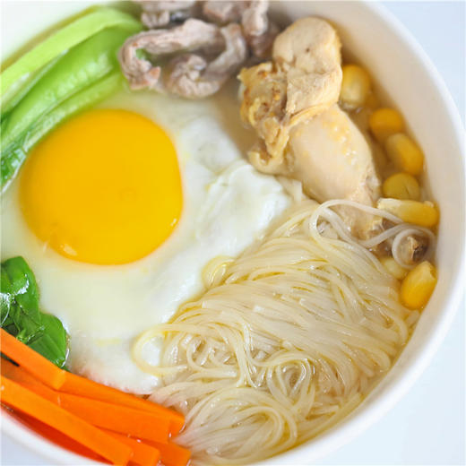 远粮食品萌面爸鼻古法手工面一袋100g速食面