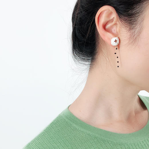 北京仓｜Selieu-Ichirin-White 耳夹（无需耳洞）［日本设计师］ 商品图2