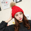 【针织帽女】韩版女帽单色冬季针织帽子 商品缩略图2