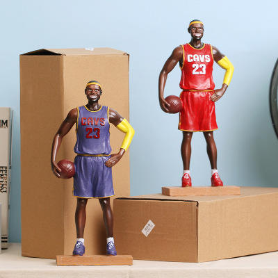 【汽车配饰 】*NBA篮球明星詹姆斯树脂工艺品 人物摆件车用装饰摆件 商品图4
