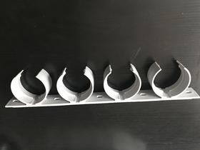 PE管专用Φ75PE管排卡4管 灰色 商品代码82623