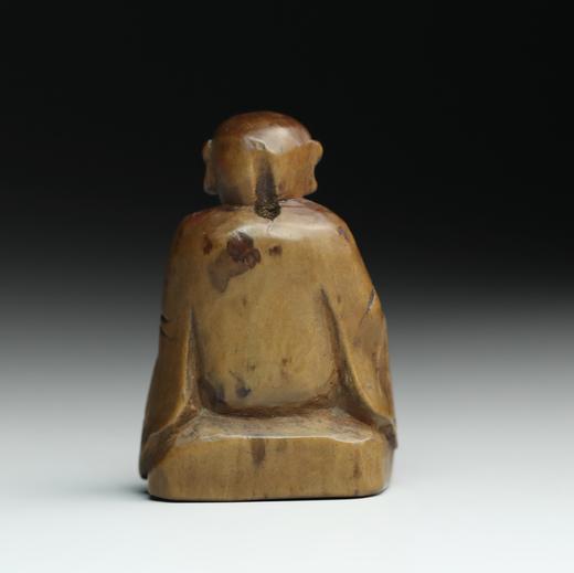 清代黄杨木雕弥勒佛像 商品图1