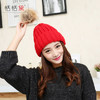 【针织帽女】韩版女帽单色冬季针织帽子 商品缩略图1