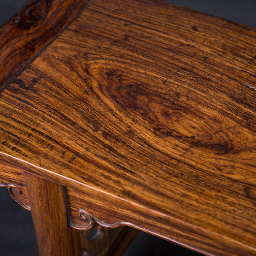 清 黄花梨螭龙纹香案摆件 - 明清家具研习社