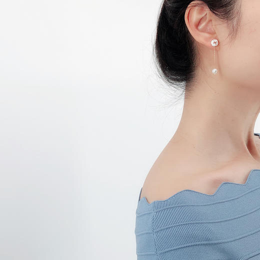 北京仓｜Selieu-Tsubomi-Pearl 耳环（三种戴法）［日本设计师］ 商品图2