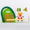 圣诞门闪光贺卡圣诞老人推门贺卡幼儿园手工DIY礼物贺卡美可DIY 商品缩略图5