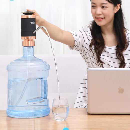 景湖桶装水电动抽水器饮水机自动吸水器家用上水器饮用水桶压水器
