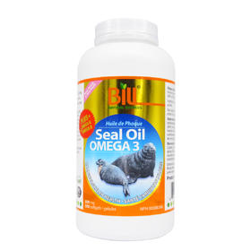 BILL seal oil北极海豹油软胶囊 500粒/瓶  500mg 温哥华直邮