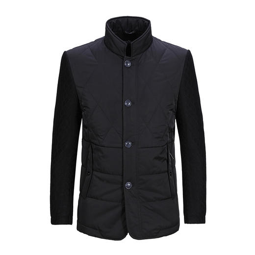 柒牌男士棉衣青年冬季保暖立领棉服中老年男装商务休闲外套父亲装