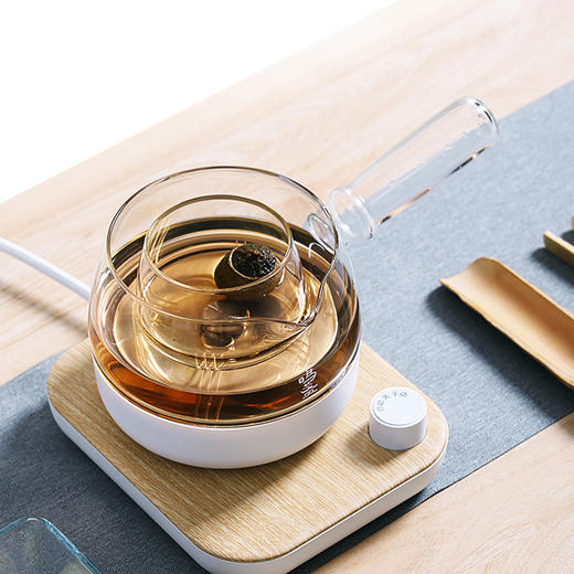 侧把煮茶壶 玻璃日式茶具家用温茶器 全自动电陶炉泡茶壶套装 商品图4