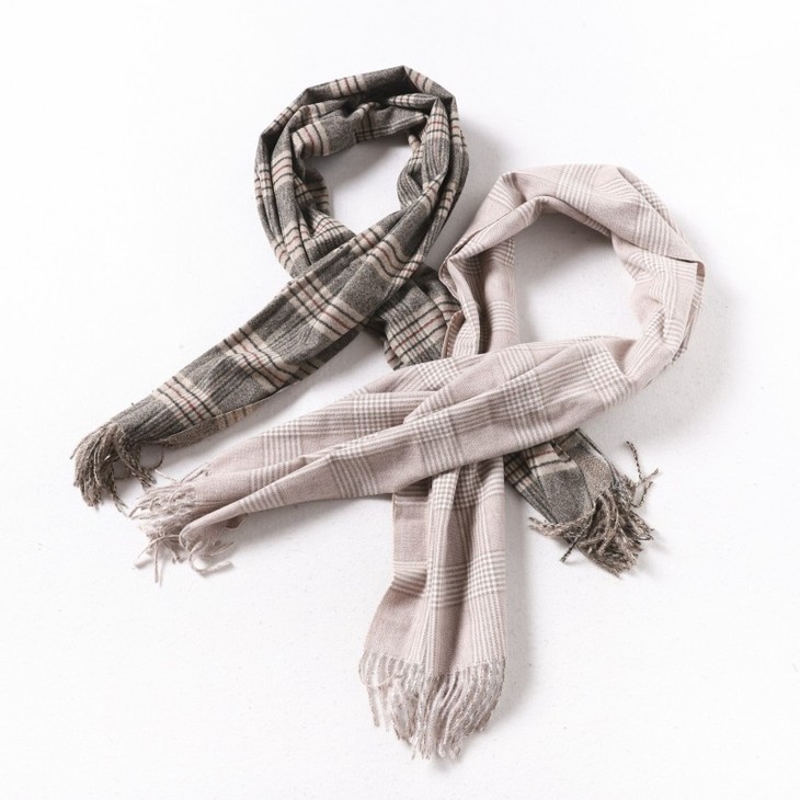 女士休闲时尚百搭舒适简约优雅防风保暖围巾121258