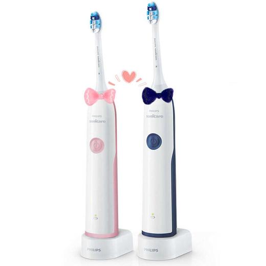 飞利浦Philips情侣款声波振动牙刷HX3226 呵护每天一起刷牙的幸福 商品图2