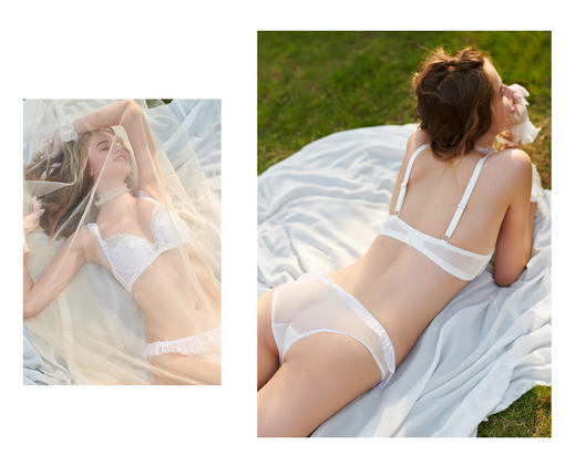 奶糖派大杯文胸内裤汇总精美刺绣内裤 商品图3