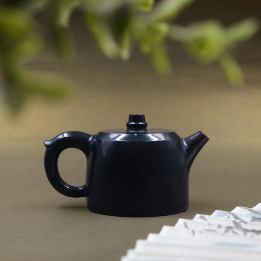 和田玉（青花）玉壶--汉铎壶118.18g（宋鸣放6641） 商品图1