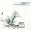 任大庆-真迹-山水画《云水闲心》 客厅 玄关 商品缩略图1