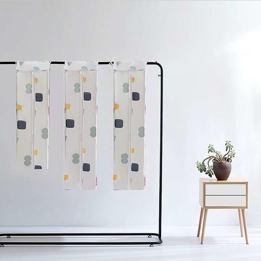 【 防尘防潮 轻松拿取】4-8件大容量 清新印花 柔软透气 立体挂衣袋衣物防尘套 商品图6