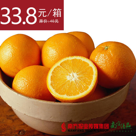 【香甜鲜嫩】湖南黔阳 怀化冰糖橙  约4-5斤/箱  1箱 商品图0