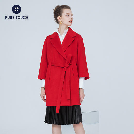 PURE TOUCH优雅单面呢大衣1308184001 商品图0