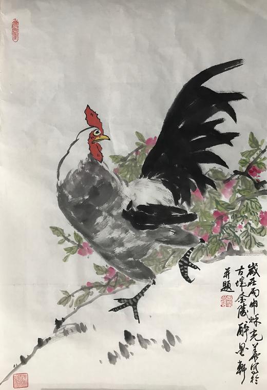 杨光华-真迹- 国画动物《英姿》玄关 客厅 商品图1