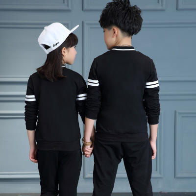 【童装】男童秋装童装秋女童套装运动三件套学生校服儿童衣服 商品图1