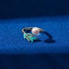 马蒂斯 剪纸艺术珐琅珍珠戒指 商品缩略图3