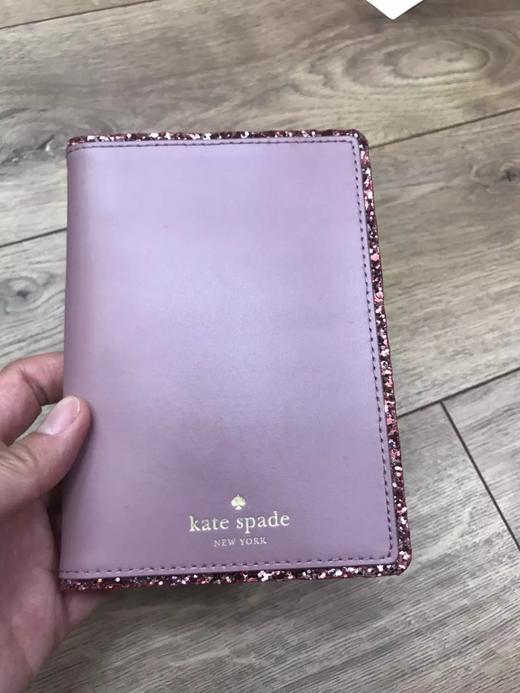 国内现货 Kate Spade KS 闪粉边牛皮夹 卡包 商品图1