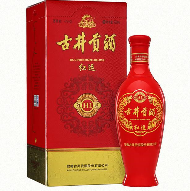 红运H1（古井贡酒 ）38度 500ml