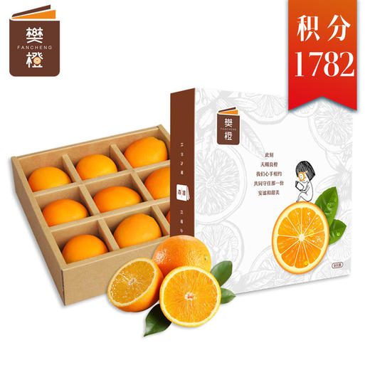【6折优惠】樊橙 正宗赣南脐橙5斤礼盒装（约8-9个果） 商品图0