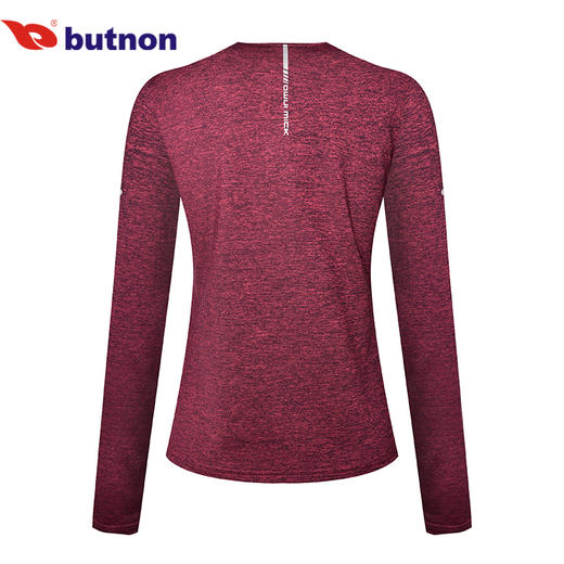 8706巴特侬 圆领运动长袖T恤女户外长袖T恤强弹力休闲长袖圆领 商品图2