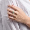 马蒂斯 剪纸艺术珐琅珍珠戒指 商品缩略图1