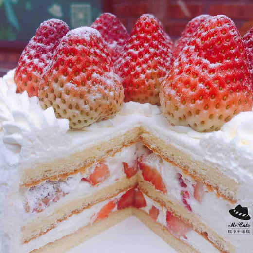 经典回归-草莓飘雪（方形款）-5年热销10万+，只用丹东牛奶草莓！看不见雪的冬天，多么需要一个草莓飘雪啊！（福州） 商品图3