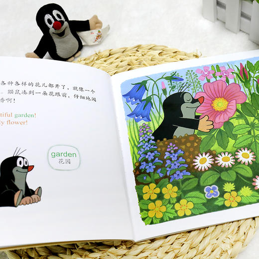 【接力出版社】鼹鼠的故事（宝宝说英语）全8册 1-4岁少儿英语 婴幼儿英语图画书 外语启蒙 商品图3