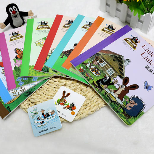 【接力出版社】鼹鼠的故事（宝宝说英语）全8册 1-4岁少儿英语 婴幼儿英语图画书 外语启蒙 商品图2