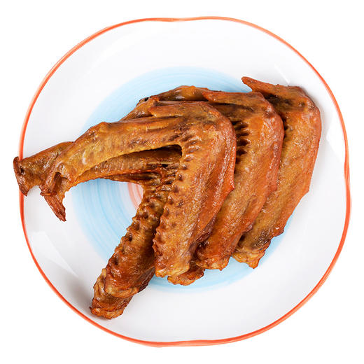 人气熏味罗大胡子直营简装熏鸭翅特产小吃零食6支装