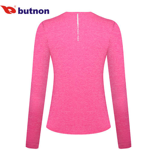8706巴特侬 圆领运动长袖T恤女户外长袖T恤强弹力休闲长袖圆领 商品图4