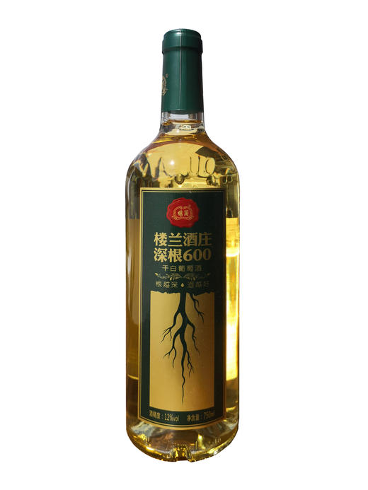 【199元任选两件】楼兰酒庄深根600干白葡萄酒 750ml/瓶 商品图2