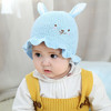 【宝宝帽】韩版秋冬新款6-12个月宝宝毛线帽子1-2岁男女可爱小兔耳朵针织帽 商品缩略图4