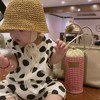 【母婴 】ins爆款春夏儿童草帽 0-2岁宝宝遮阳帽防晒帽女童蕾丝系带帽子 商品缩略图3