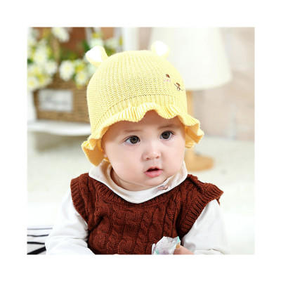 【宝宝帽】韩版秋冬新款6-12个月宝宝毛线帽子1-2岁男女可爱小兔耳朵针织帽 商品图5
